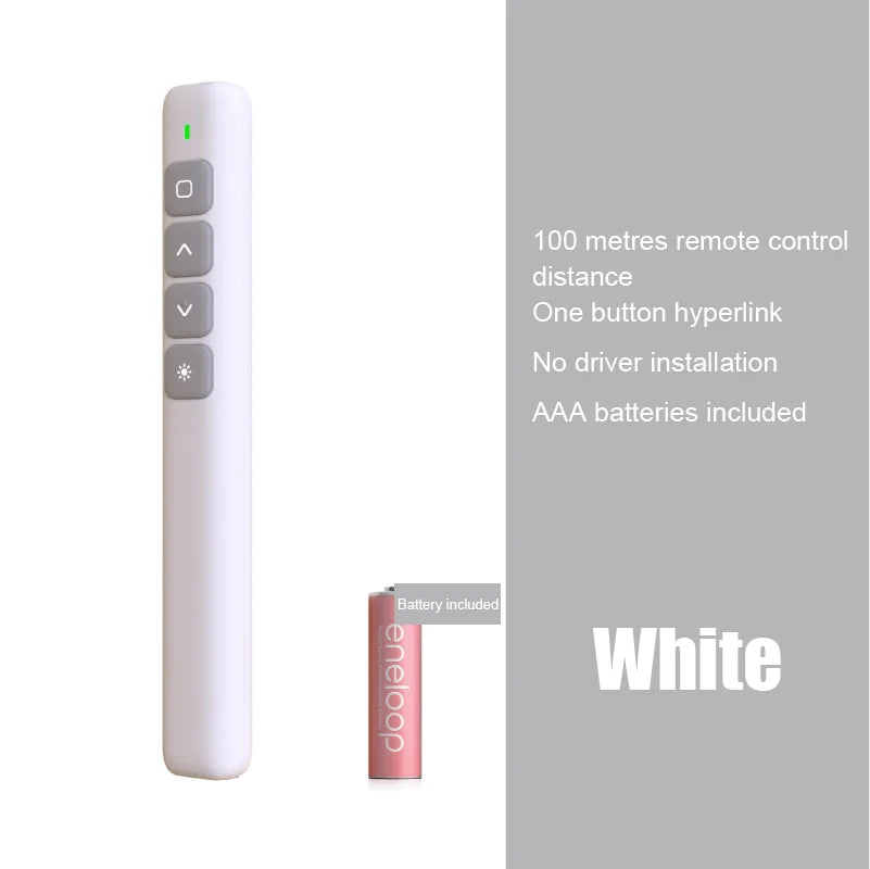 Whiteboard Remote Control Pen - PPT Page Turner and Multimedia Electronic Infrared Remote for Teachers and Presenters