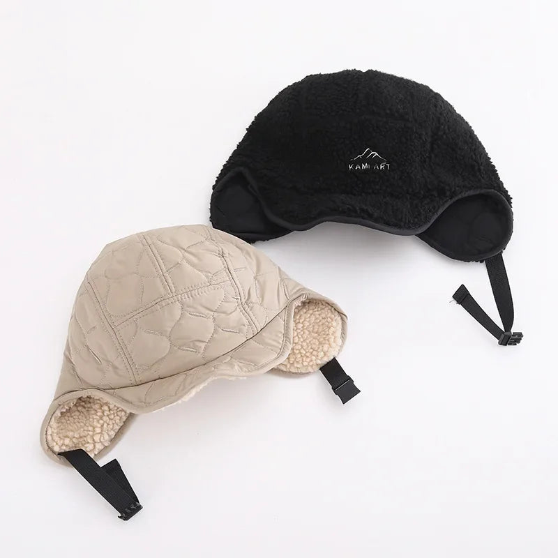 Unisex Winter Trapper Aviator Hat – Warm Waterproof Ski Bomber Cap with Earflaps & Reversible Design