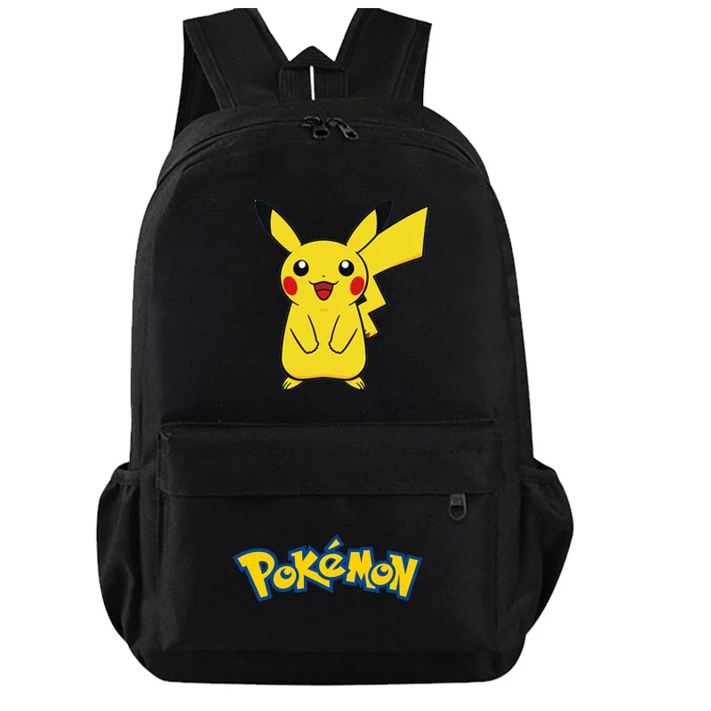 Pokemon Kids Backpack — Pikachu, Charizard, Bulbasaur, Snorlax & Eevee Schoolbag Cartoon Gift