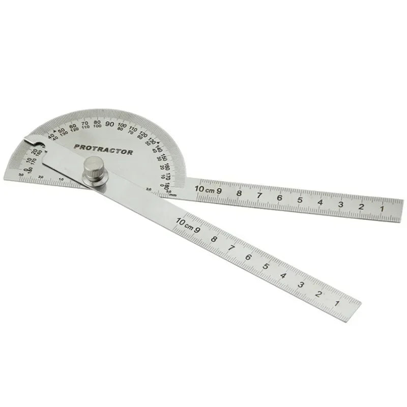 Goniometer Stainless Steel Protractor – Multi-Angle Measuring Ruler for Carpentry, Angle Meter & Finder Tool