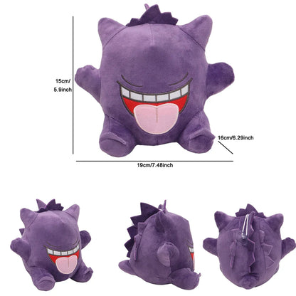 New Gengar Plush Toy – Soft Pokemon Stuffed Animal Doll, Cute Cartoon Christmas Gift
