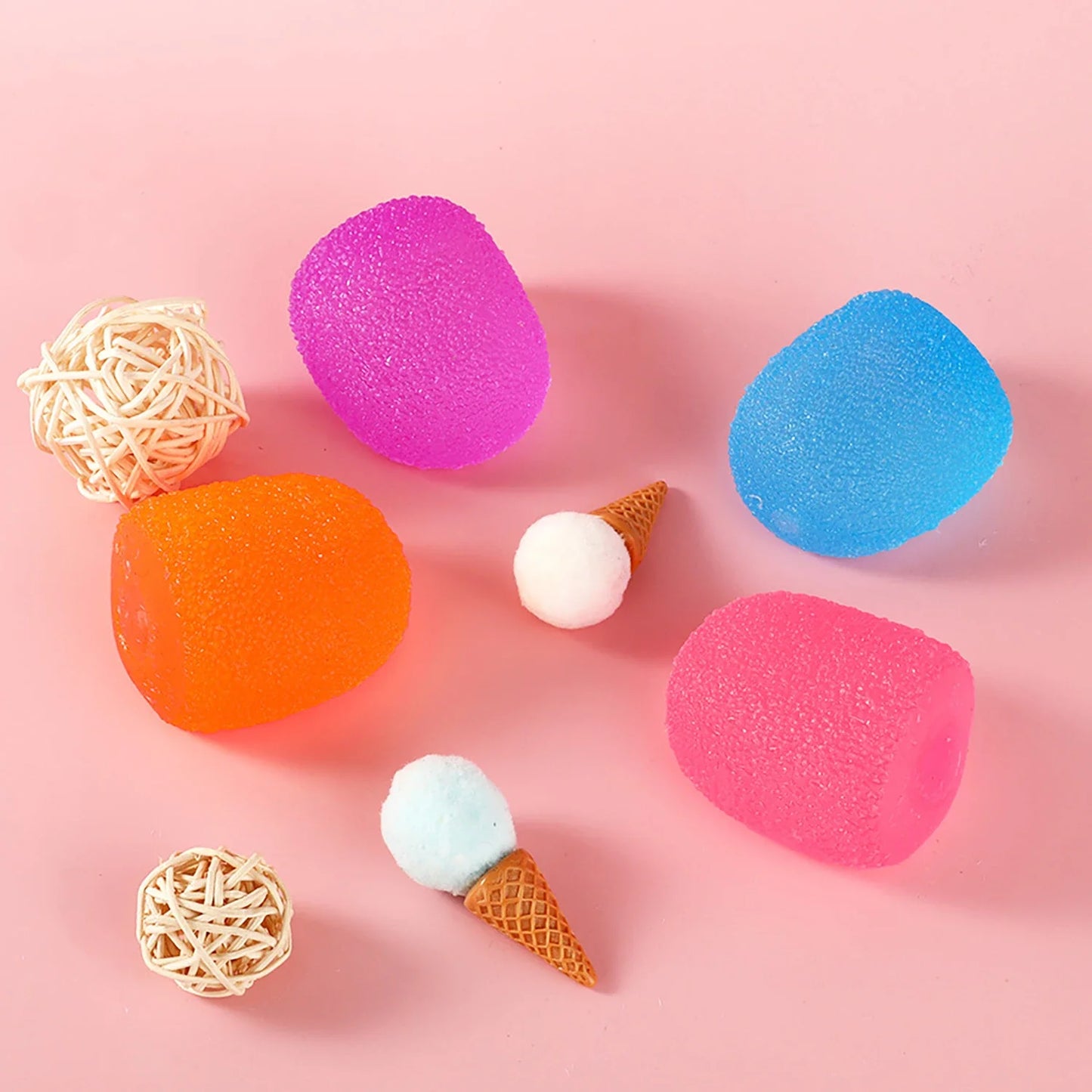 Maltose Stress Relief Ball – Slow Rebound Pinch Toy for Stress Relief & Relaxation