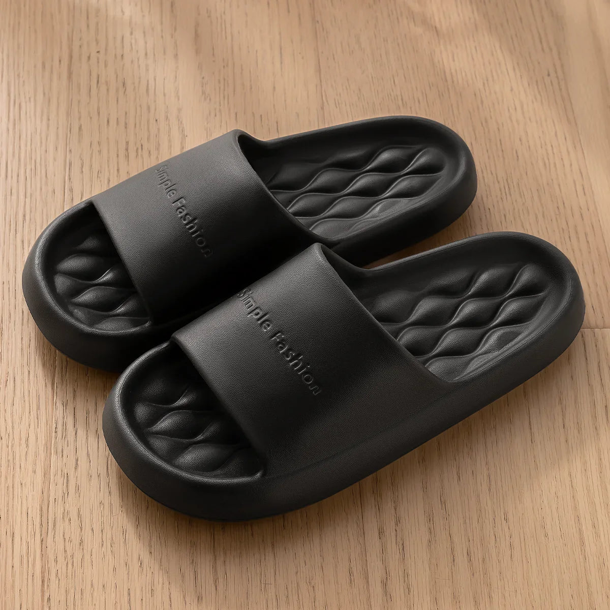 Men’s Summer Cloud Slippers – Soft Non-Slip Sole Sandals for Home, Beach, Indoor & Outdoor Casual Wear