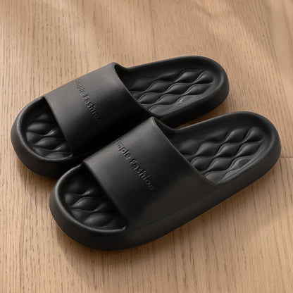 Men’s Summer Cloud Slippers – Soft Non-Slip Sole Sandals for Home, Beach, Indoor & Outdoor Casual Wear