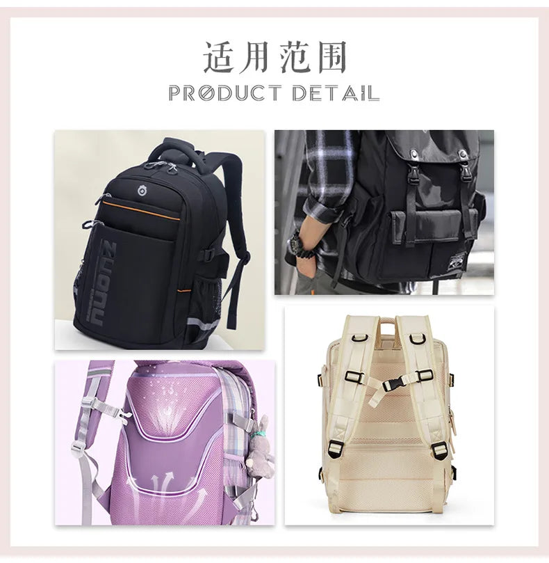 2.5cm Zinc Alloy Adjustable Buckle – Thick Metal Strap Accessory for Knapsacks & Instruments