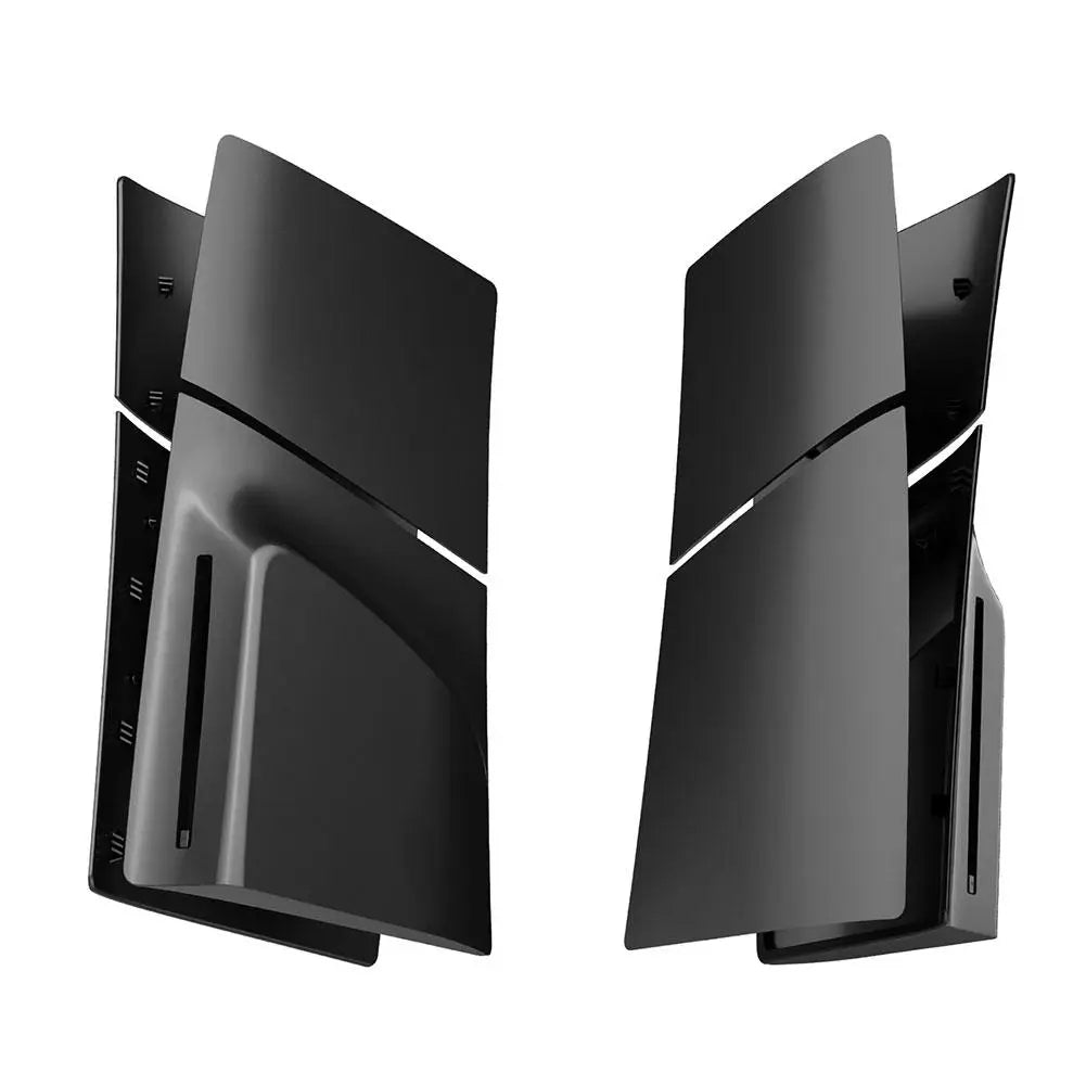 Black Replacement Faceplate for PS5 Slim – Digital & Optical Drive Version Protective Hard Shell Cover