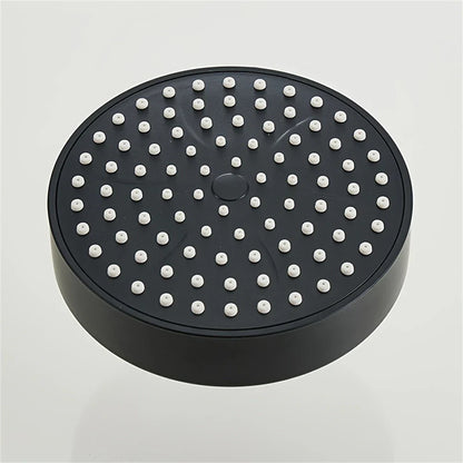 4-Inch Black Bathroom Faucet Replacement Part – Compact Decorative Shower Head Accessory