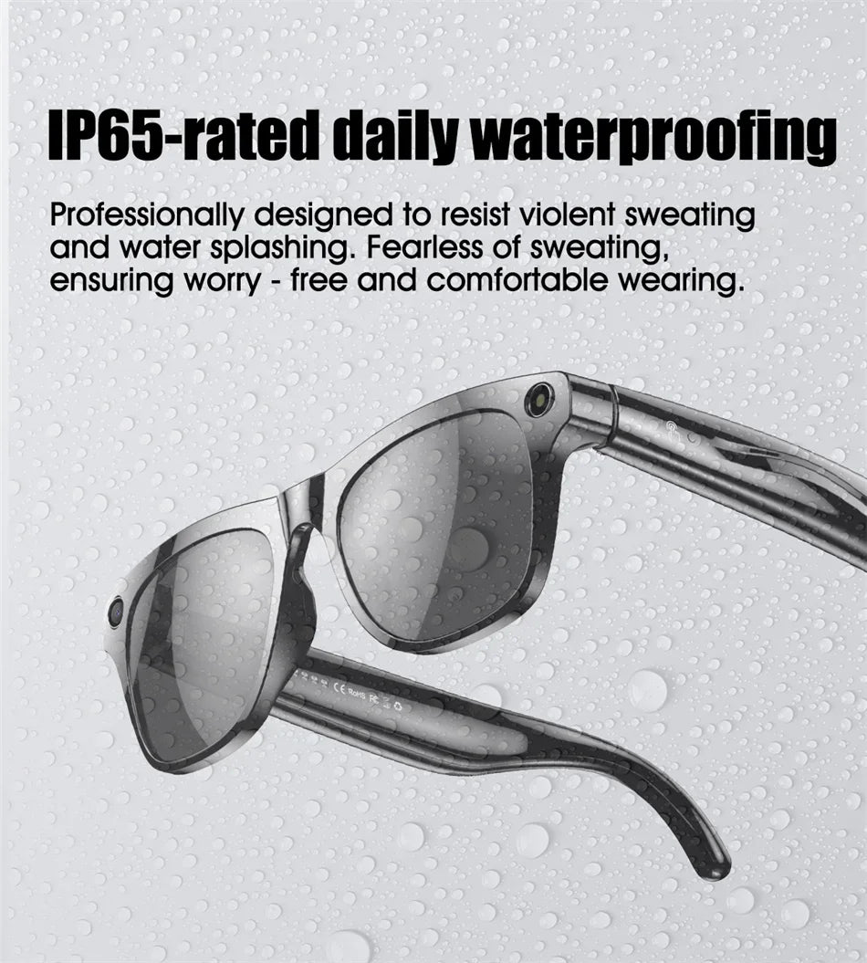 Xiaomi 1080P HD AI Smart Glasses — 100MP Camera, Bluetooth Call, Voice Assistant, 260mAh Battery, Smart Control