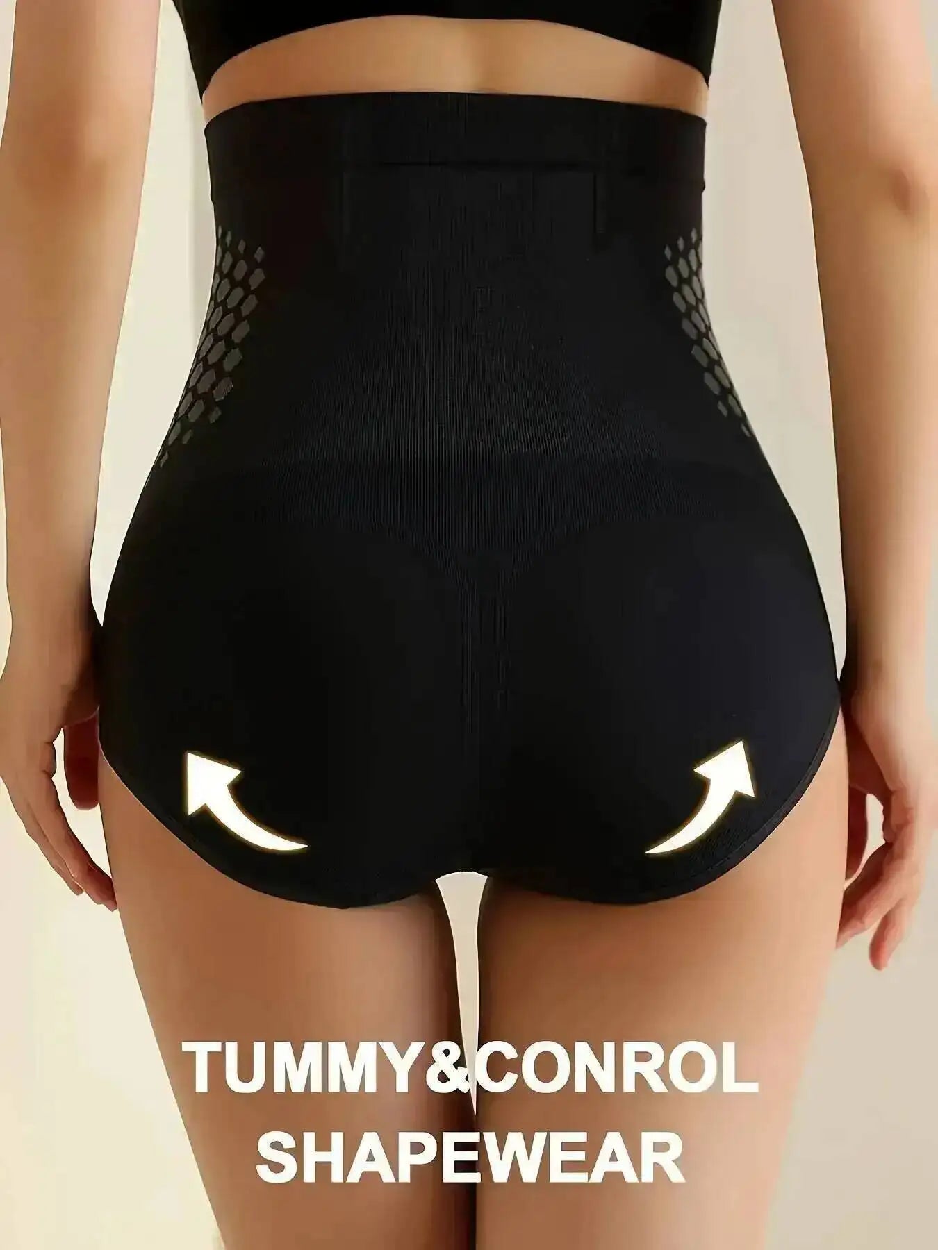 Women’s Shaping Shorts - Seamless High-Waisted Tummy Control and Butt-Lifting Sculpting Shorts
