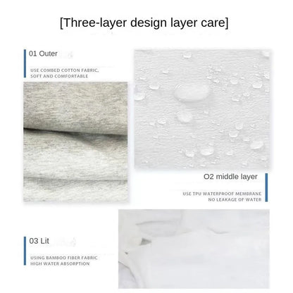 Adult Leak-Proof Cotton Incontinence Pants – Washable Cloth Diaper for Bedridden Elderly