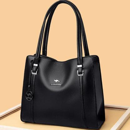 Luxury Women’s Leather Casual Tote Bag – High Quality Large Shoulder & Crossbody Handbag