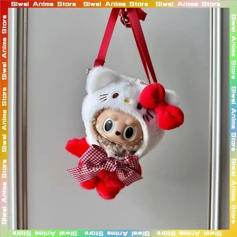 Sanrio Plush Doll Clothes — Kawaii Hello Kitty, Kuromi, Melody & Cinnamoroll Outfit for Labubu Plush Gift