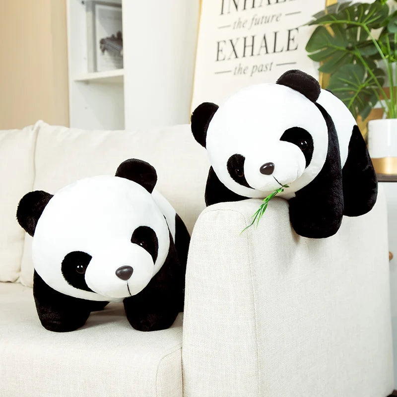 20cm Bamboo Panda Plush Toy - Cute Kawaii Stuffed Animal Doll for Kids & Christmas Gifts