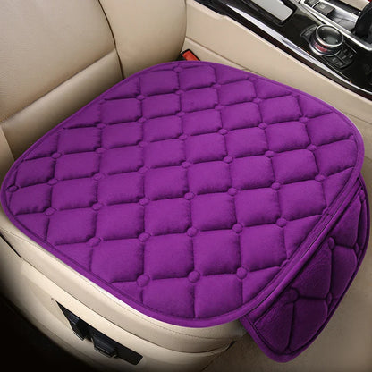 Universal Winter Warm Car Seat Cover Protector Set – 3-Piece Rear Seat Cushion Auto Interior Protection for Cars, SUVs & Vans
