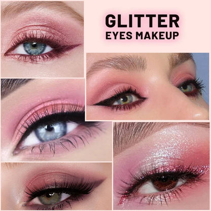 9-Grid Eyeshadow Palette – Glitter, Pearlescent, Matte, Shimmer Long-Lasting Eye Makeup for Women