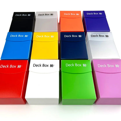 TCG Card Deck Box - 80+ Cards Storage Case Organizer for Magic, Pokémon & Yu-Gi-Oh Collections