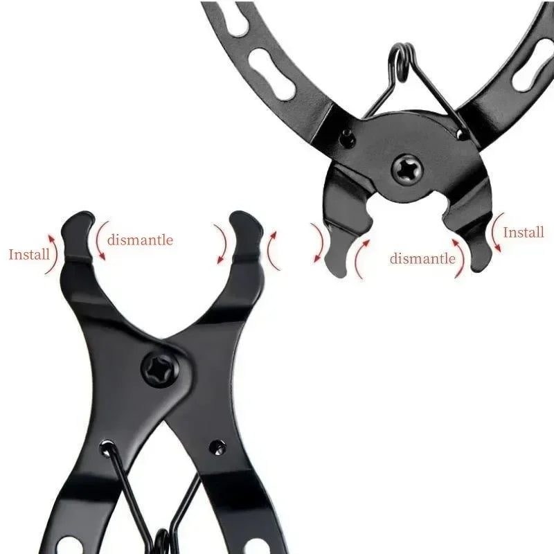 Mini Bike Chain Quick Link Pliers – Repair Tool for Quick Removal & Installation