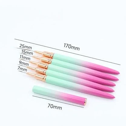Nail Art Liner Brushes for Striping & Drawing – 6 to 25mm Design Pens, Professional Manicure Tools