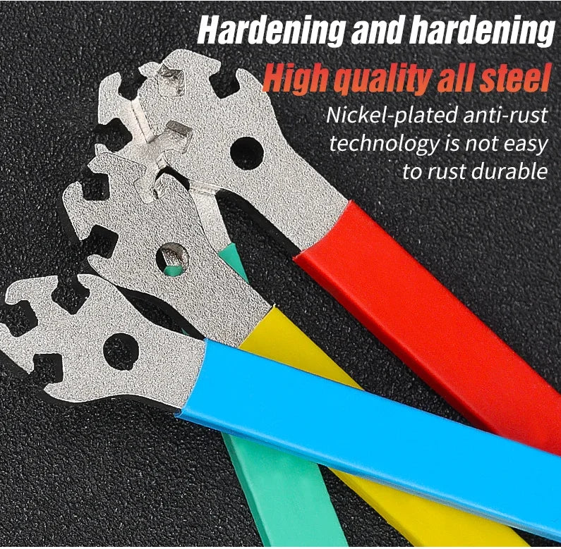 Lebycle Bicycle Spoke Wrench – Stainless Steel Wheel Tension Repair Tool
