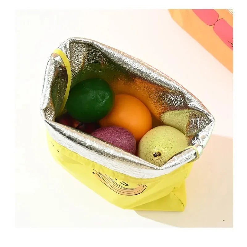 Insulated Fresh Keeper Bag - Reusable Vegetable Storage Organizer with Drawstring Closure for Bananas, Lettuce and Produce