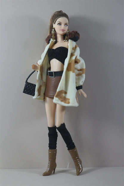 Handmade BABI Doll Clothes — Overcoat Outfit for 11.5-inch / 30cm BJD Dolls, Multiple Styles Gift for Doll Accessories