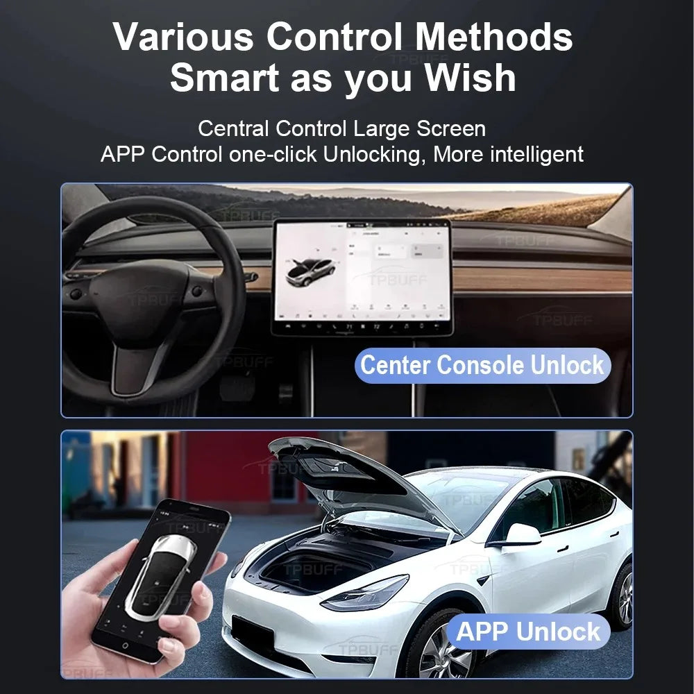 Tesla Model Y Front Trunk Soft Close Lock – Automatic Electric Frunk Closer for 2021-2024