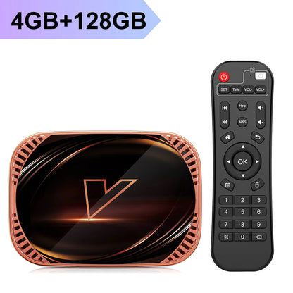 VONTAR X4 Amlogic S905X4 Smart TV Box – Android 11, 4GB RAM, 128GB/32GB/64GB Storage, 4K Media Player, Wifi, BT, AV1