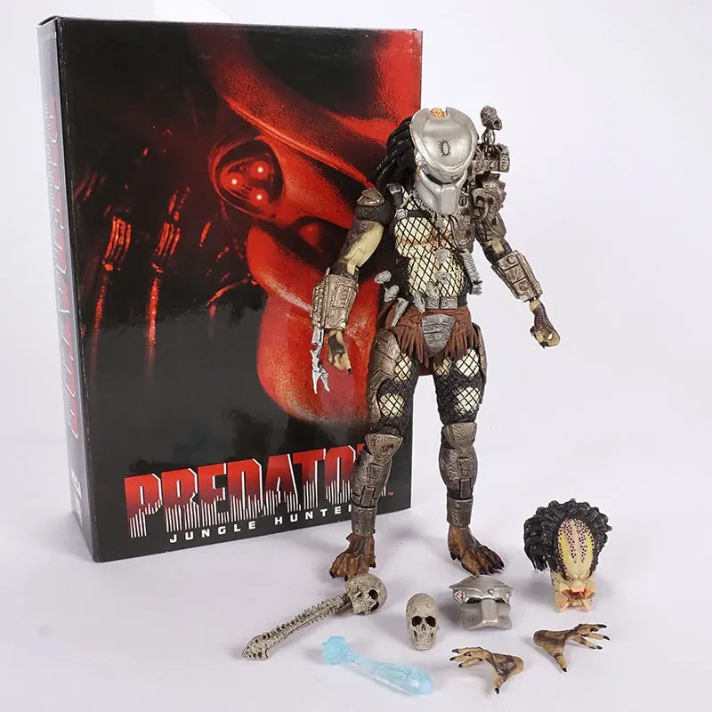 NECA Predator Jungle Hunter vs Alien Eggs Action Figure – 7 Inch Classic Movie PVC Collectible Model Toy