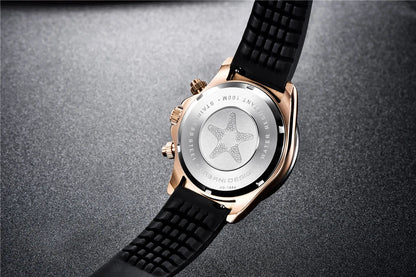 40mm PAGANI DESIGN V2 Men’s Quartz Watch – Sapphire Retro Chronograph Stainless Steel Waterproof