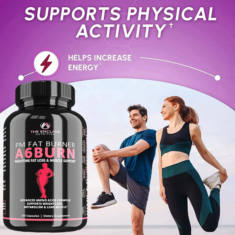 Fat Burner Weight Loss Supplement – Metabolism Booster, Belly Fat Reduction & Sleep Support Nutritional Formula for Healthy Weight Management