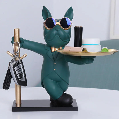 French Bulldog Sculpture - A Doggone Adorable Coin Piggy Bank & Snack Keeper!