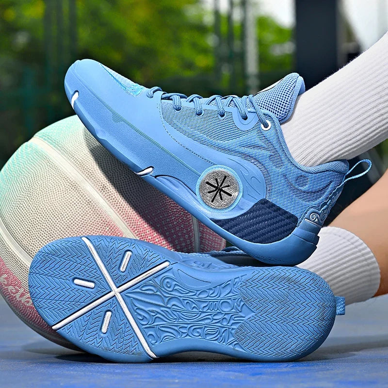 Men's Athletic Basketball Shoes - Breathable Cushioned Non-Slip Sneakers for Gym, Training & Running