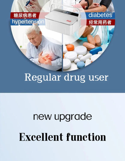 Double Layer Large Capacity Insulin Cooler Box – Portable Medicine Refrigerator for Insulin Storage
