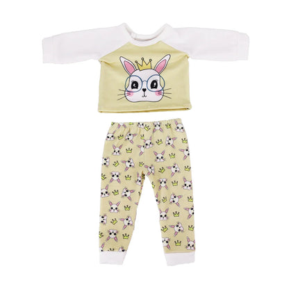 Doll Clothes Multi-Style Daily Set – Pajamas & Home Wear for 43cm Born Baby Dolls & 18-Inch American Dolls, Our Generation Toy Gift