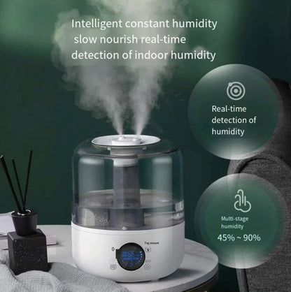 CK2 3L Large Capacity Air Humidifier – Silent Household Aroma Diffuser with Remote Control, Timer & Plant Mist Function