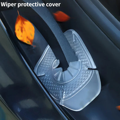 Car Windshield Wiper Hole Protective Cover - Dustproof Bottom Sleeve for Leaves and Debris Prevention