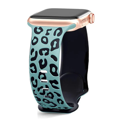 Engraved Silicone Strap for Apple Watch — 40mm-49mm Band Compatible with Series 4-10, SE & Ultra 2