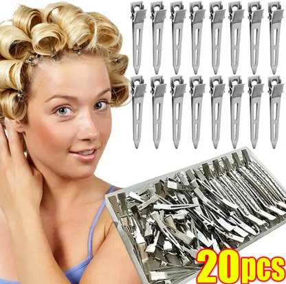 Professional Hair Salon Sectioning Clips Hairpin Clamps for Styling & Curling Root Fluffy Hair