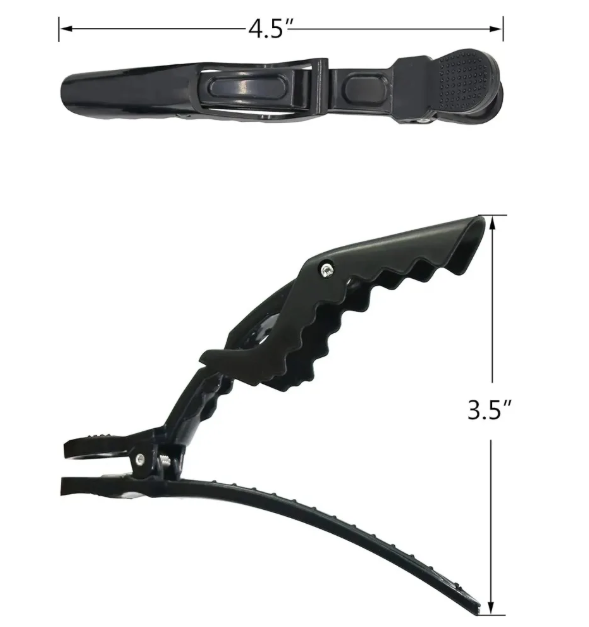 5/6Pcs Alligator Hair Clips Salon Styling Clamps Sectioning Crocodile Hairpins Hairdressing Tools