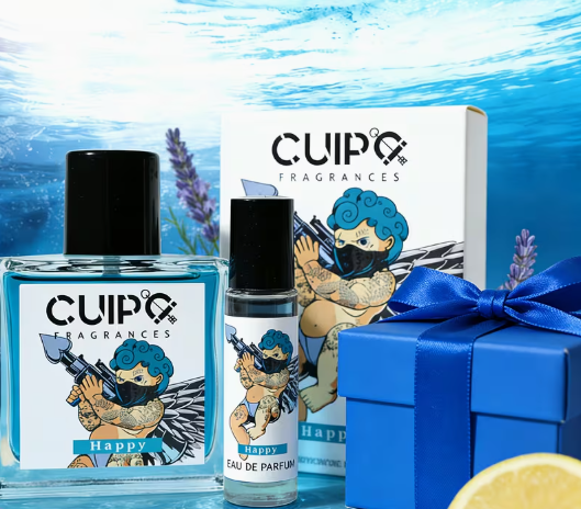 Cupid Men’s Eau De Cologne 1.7oz / 0.34oz – Fresh Citrus Fragrance for Dates, Parties & Valentine’s Day Gift