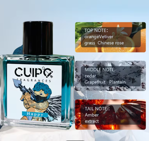 Cupid Men’s Eau De Cologne 1.7oz / 0.34oz – Fresh Citrus Fragrance for Dates, Parties & Valentine’s Day Gift