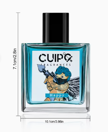 Cupid Men’s Eau De Cologne 1.7oz / 0.34oz – Fresh Citrus Fragrance for Dates, Parties & Valentine’s Day Gift