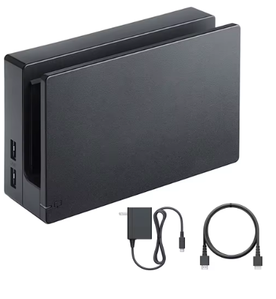 Official Nintendo Switch TV Dock with AC Adapter and HDMI Cable, Supports Displaying Nintendo Switch Games on TV