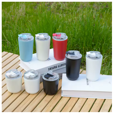 240ML Stainless Steel SMEG Insulated Water Bottle - Thermos Drinking Bottle, Coffee Cup, and Travel Mug