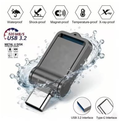 2TB USB Flash Drive — High-Speed Dual-Use Type-C Memory Stick for Mobile & PC (1TB/512GB Options, 2025)