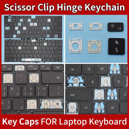 Huawei MateBook & Honor MagicBook Replacement Keyboard Keycaps - RU/US Layout Key Cap for D14, D15, X Pro & More