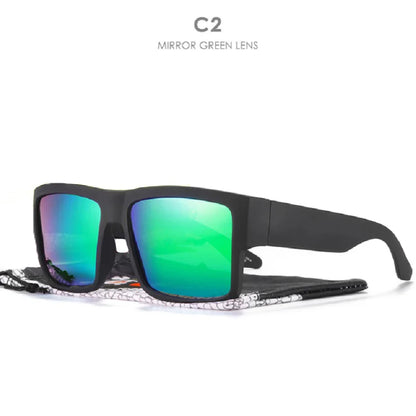 CYRUS Polarized Square Sunglasses — Classic Fashion Sport Driving Shades for Men & Women with Logo