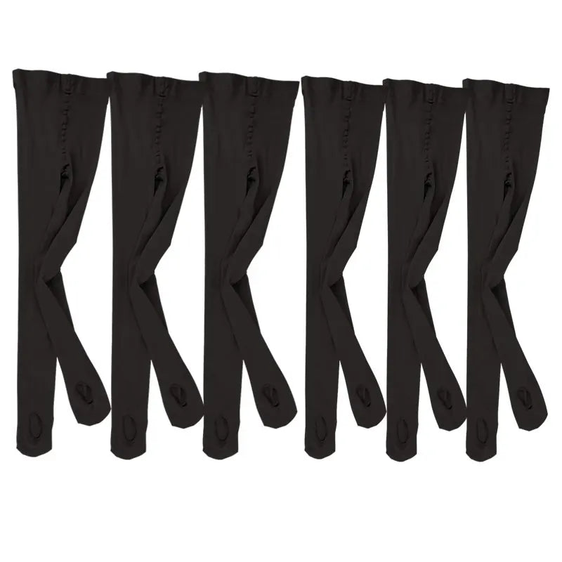 60D Convertible Ballet Tights - Seamless Dance Stockings with Foot Hole for Women