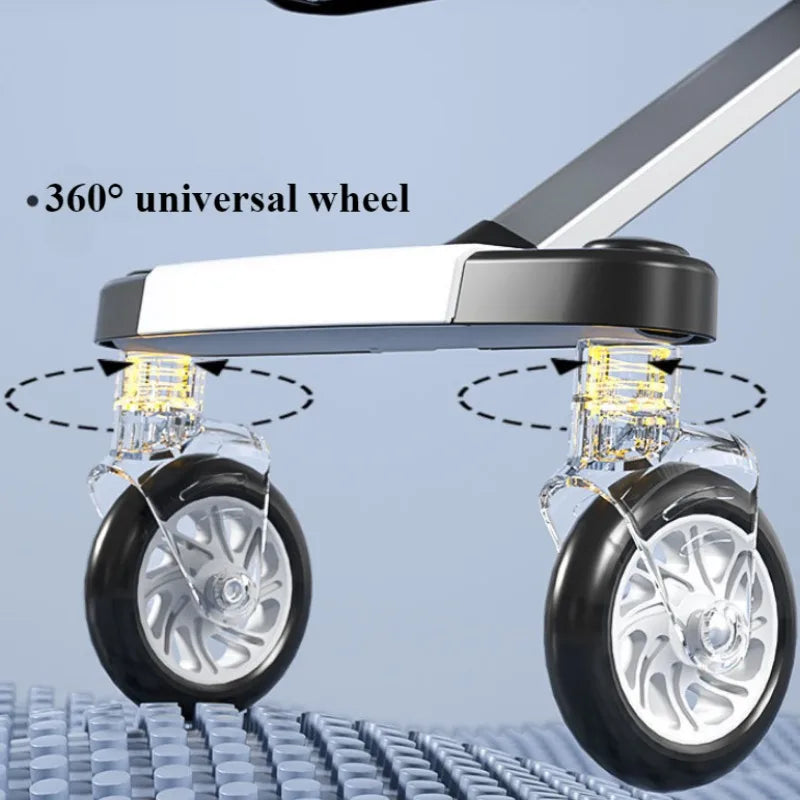 Lightweight Double Stroller with Canopy — Twin Umbrella Stroller for Infants & Toddlers, Compact Foldable Aluminum Frame