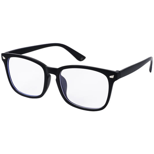 Square Blue Light Blocking Glasses – Nerd Eyeglasses Frame for Computer & Gaming Protection